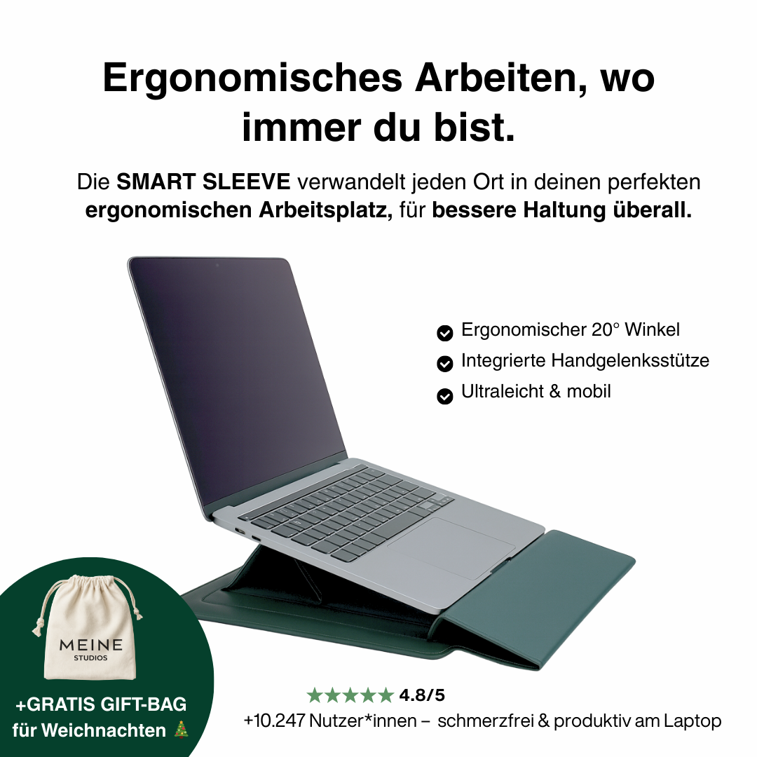 SMART SLEEVE – 4-in-1 Ergonomisches Workstation-Set