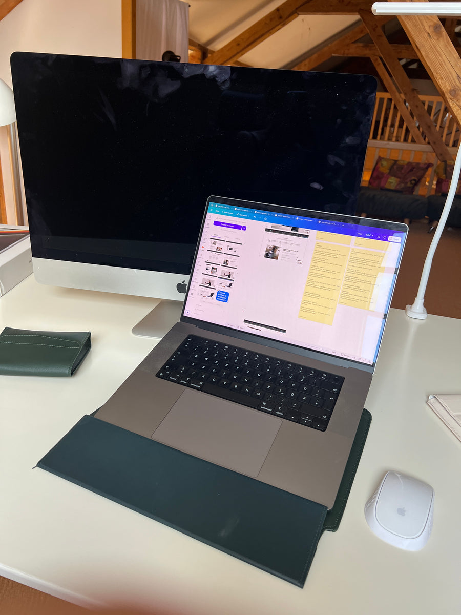 Daily setup at the home office